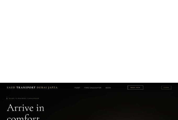 build booking website with admin panel